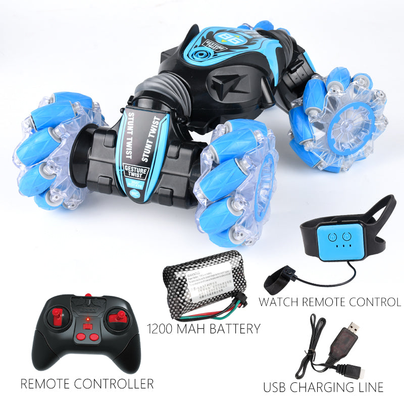 Gesture Control Stunt Car with LED Drift Wheels Toy