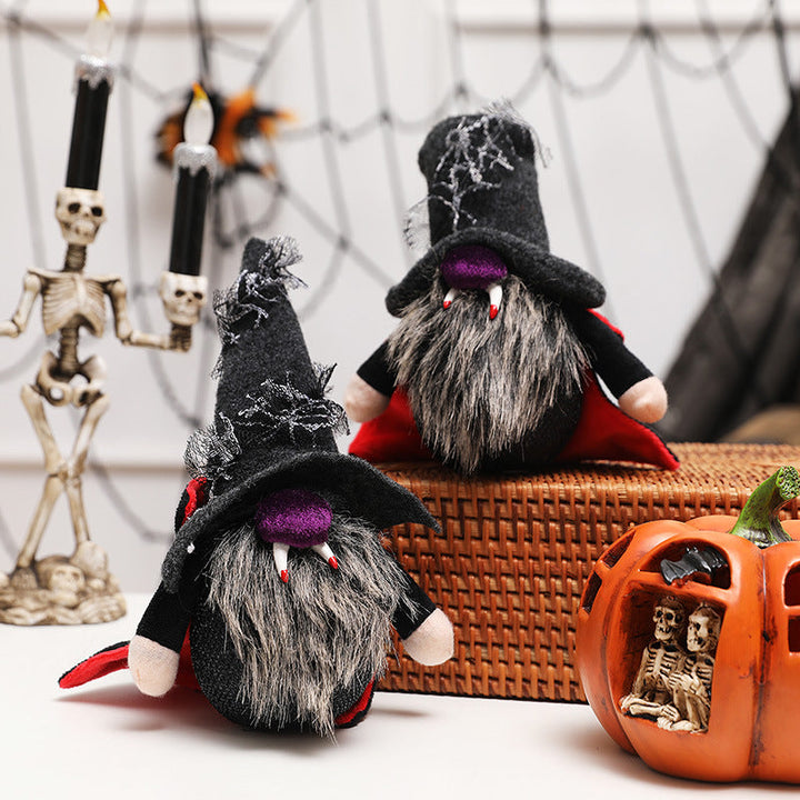 Glowing Vampire Wizard Decorations for Halloween Display