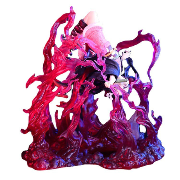 Anime Blood Technique Statue for Dramatic Shelf Displays