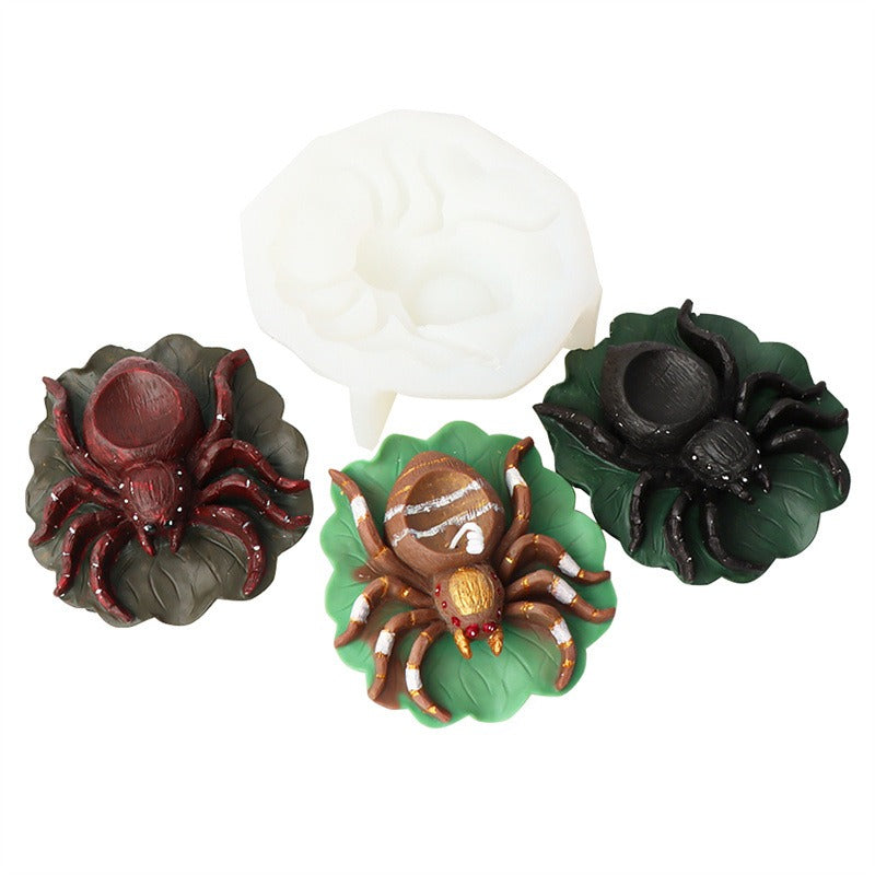 Spider Candle Mold for Gothic DIY Decor and Crafts