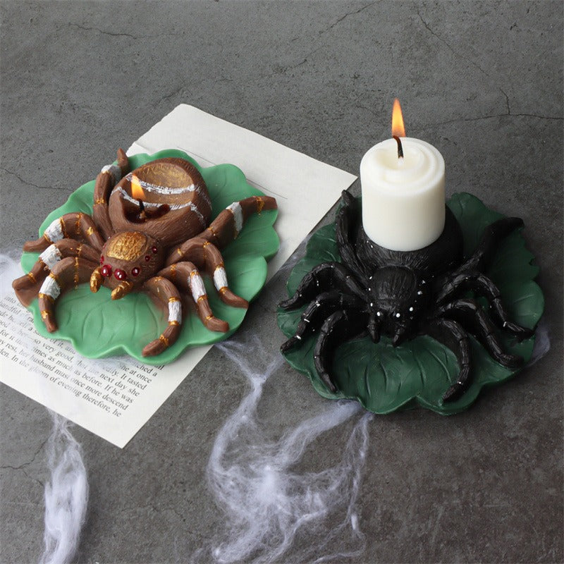 Spider Candle Mold for Gothic DIY Decor and Crafts