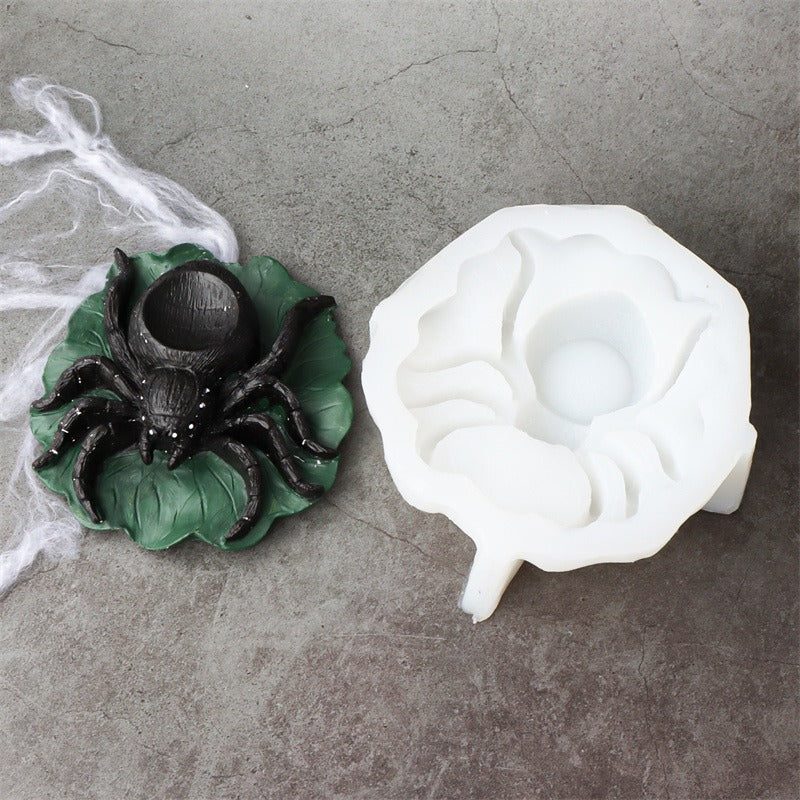 Spider Candle Mold for Gothic DIY Decor and Crafts