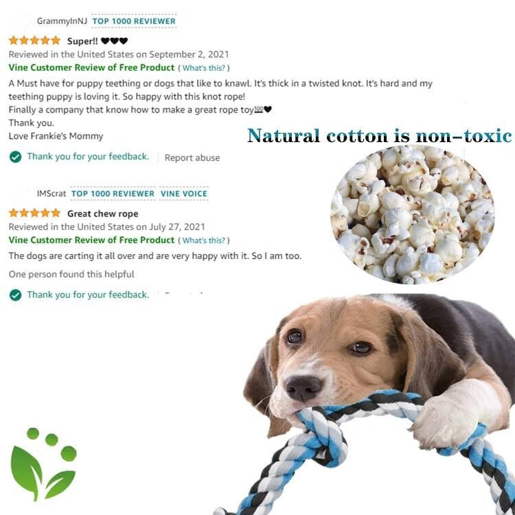 Giant Dog Rope Toy for Aggressive Large-Breed Chewers