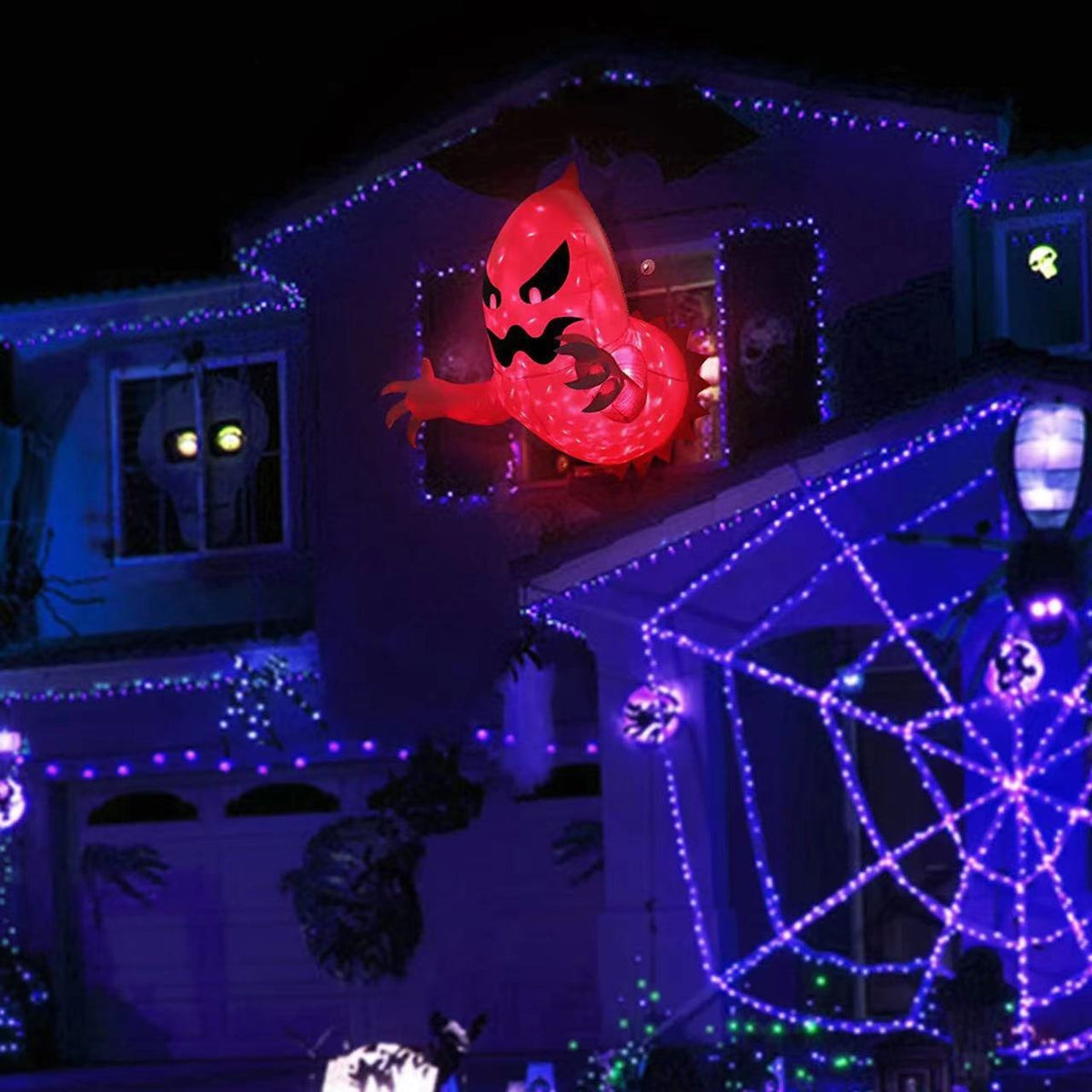 Giant Halloween Inflatable Ghost Yard Glow Decoration