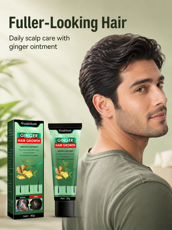 Ginger Hair Growth Ointment — Revive Thinning Hair Naturally