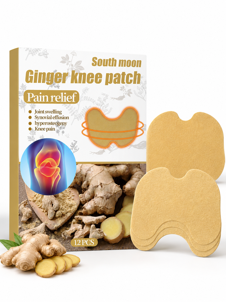 Ginger Knee Patch — Natural Heat Therapy for Pain Relief