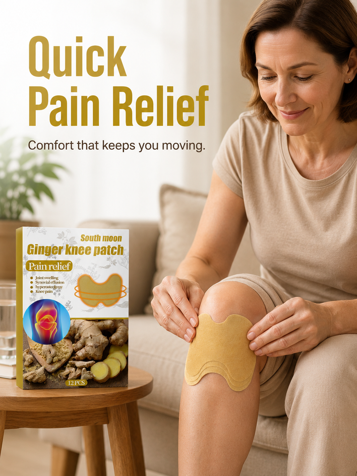 Ginger Knee Patch — Natural Heat Therapy for Pain Relief