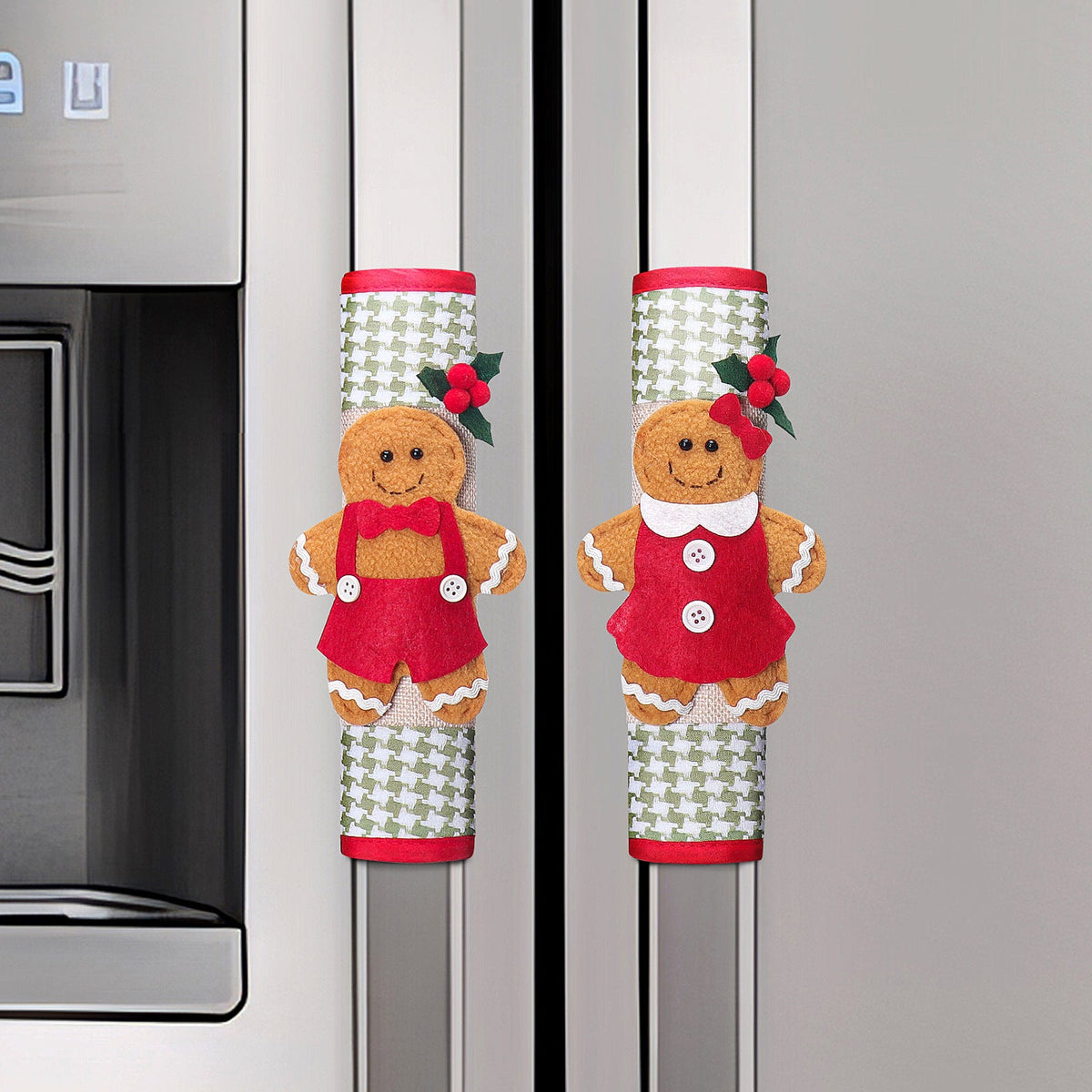 Gingerbread Handle Cover for Festive Christmas Kitchens