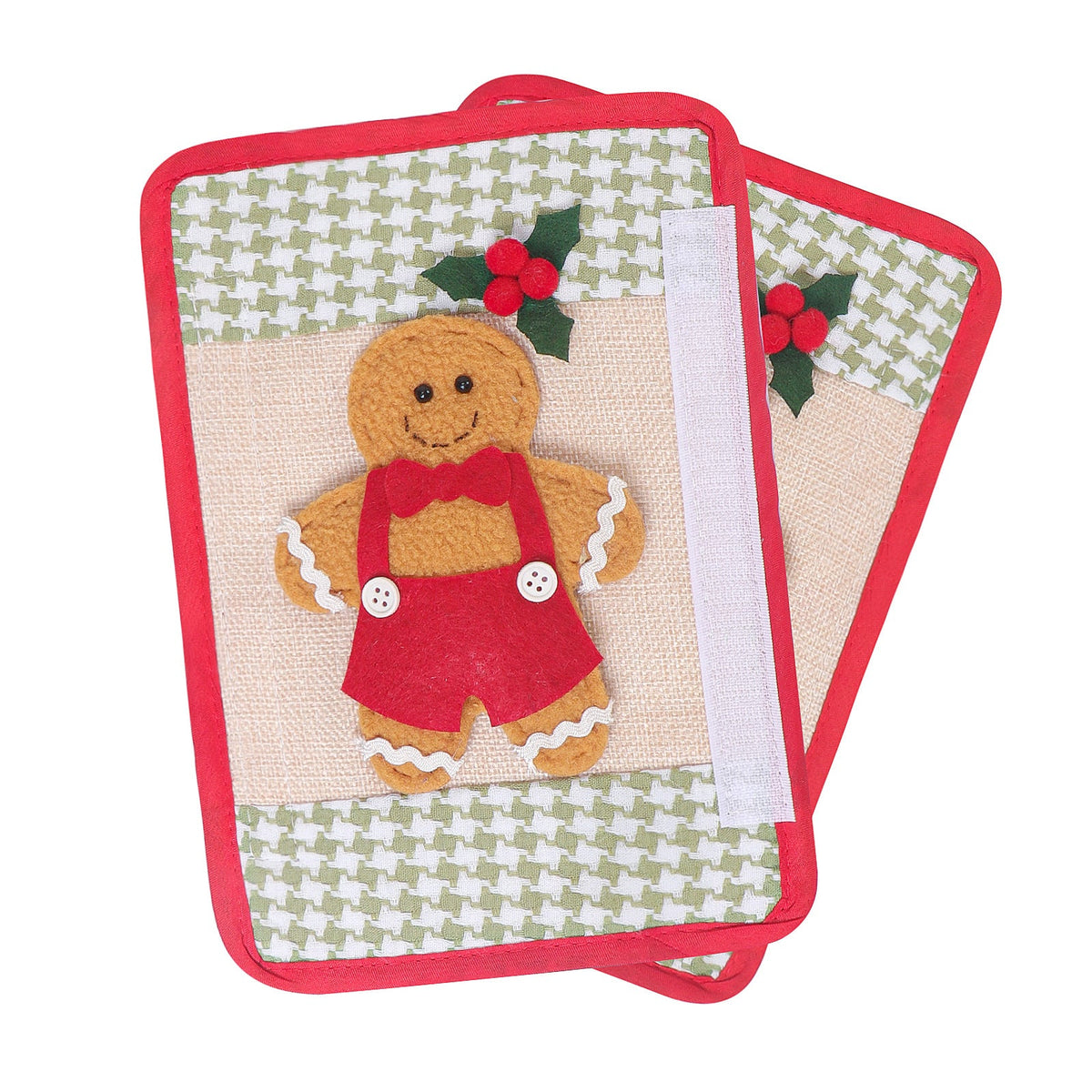 Gingerbread Handle Cover for Festive Christmas Kitchens