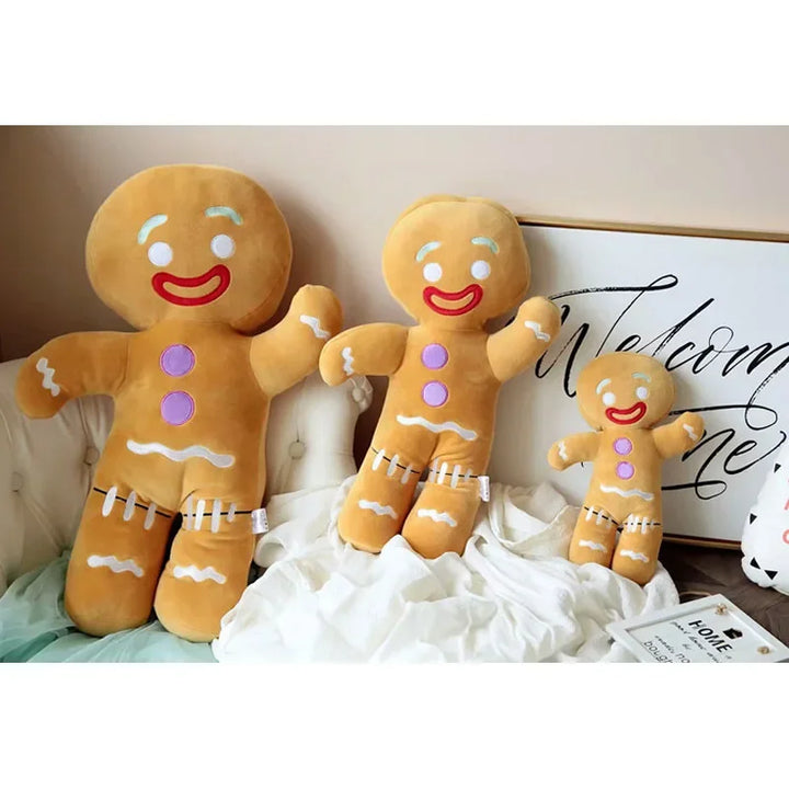 Gingerbread Man Plush Toy For Festive Holiday Cuddles