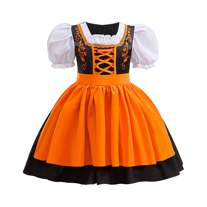 Girls Halloween Costume Dress – Satin Witch Role Play