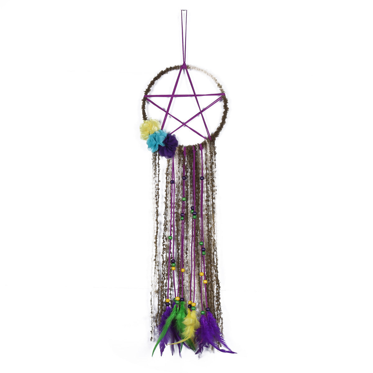 Girls Bedroom Dream Catcher Wall Decor With Feathers