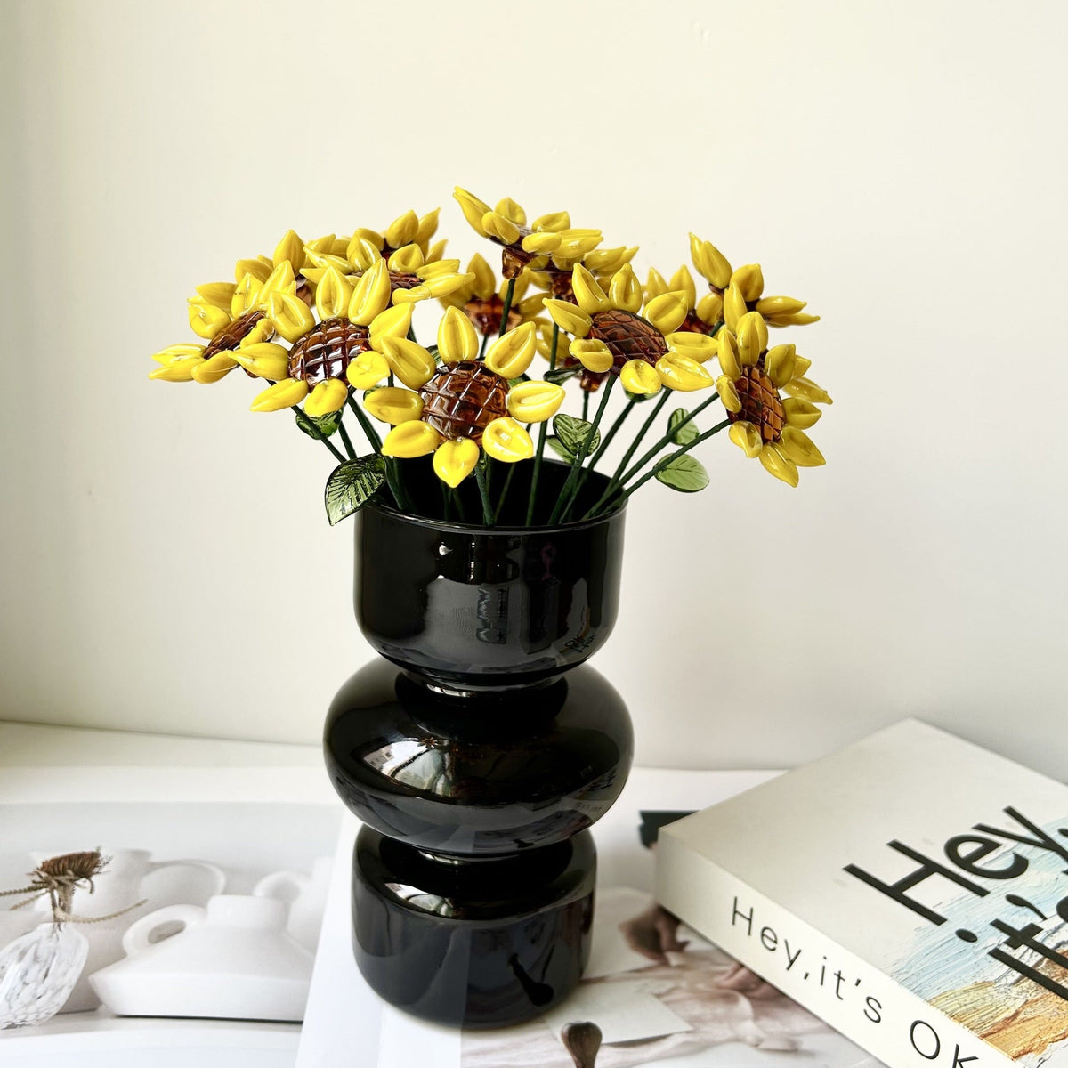 Glass Birth Flower Vase for Colorful, Lasting Home Decor
