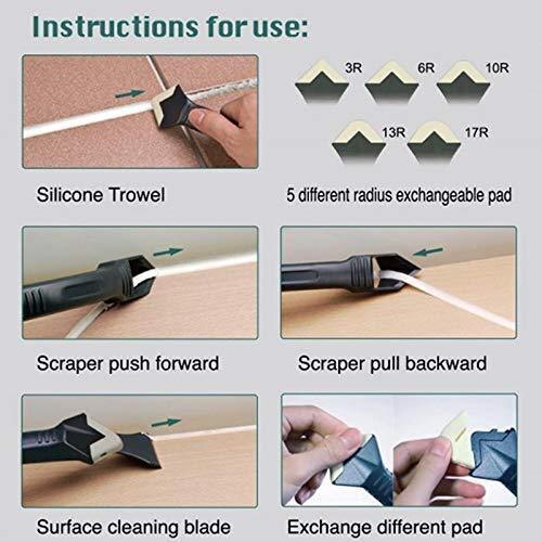 Caulk Scraper Kit: Smooth Sealant & Remove Old Residue