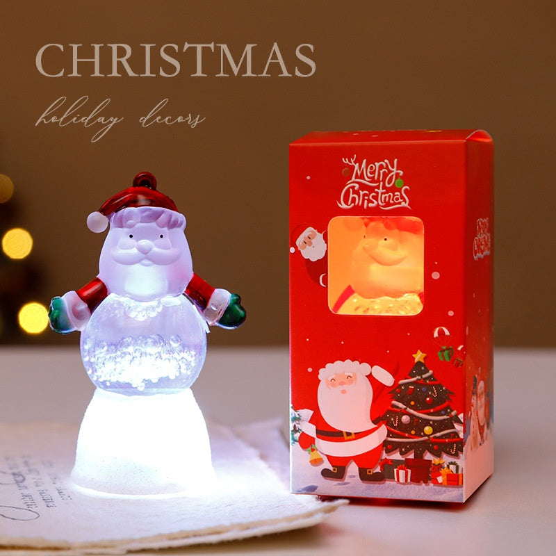 Glowing Christmas Snowman Ornament for Festive Decor