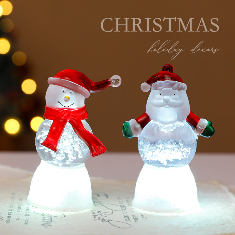 Glowing Christmas Snowman Ornament for Festive Decor