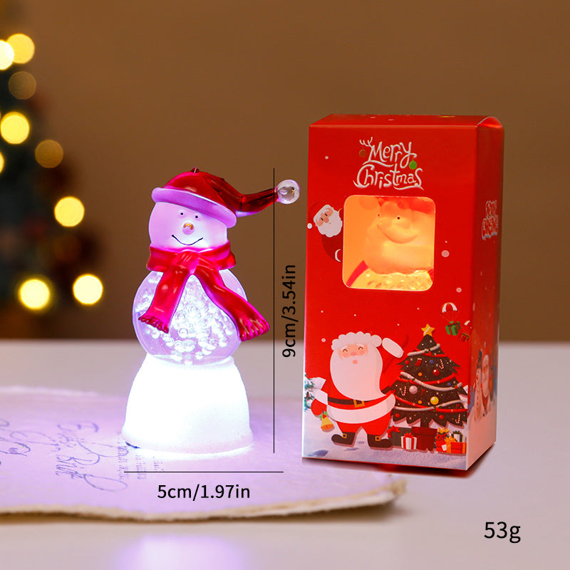 Glowing Christmas Snowman Ornament for Festive Decor