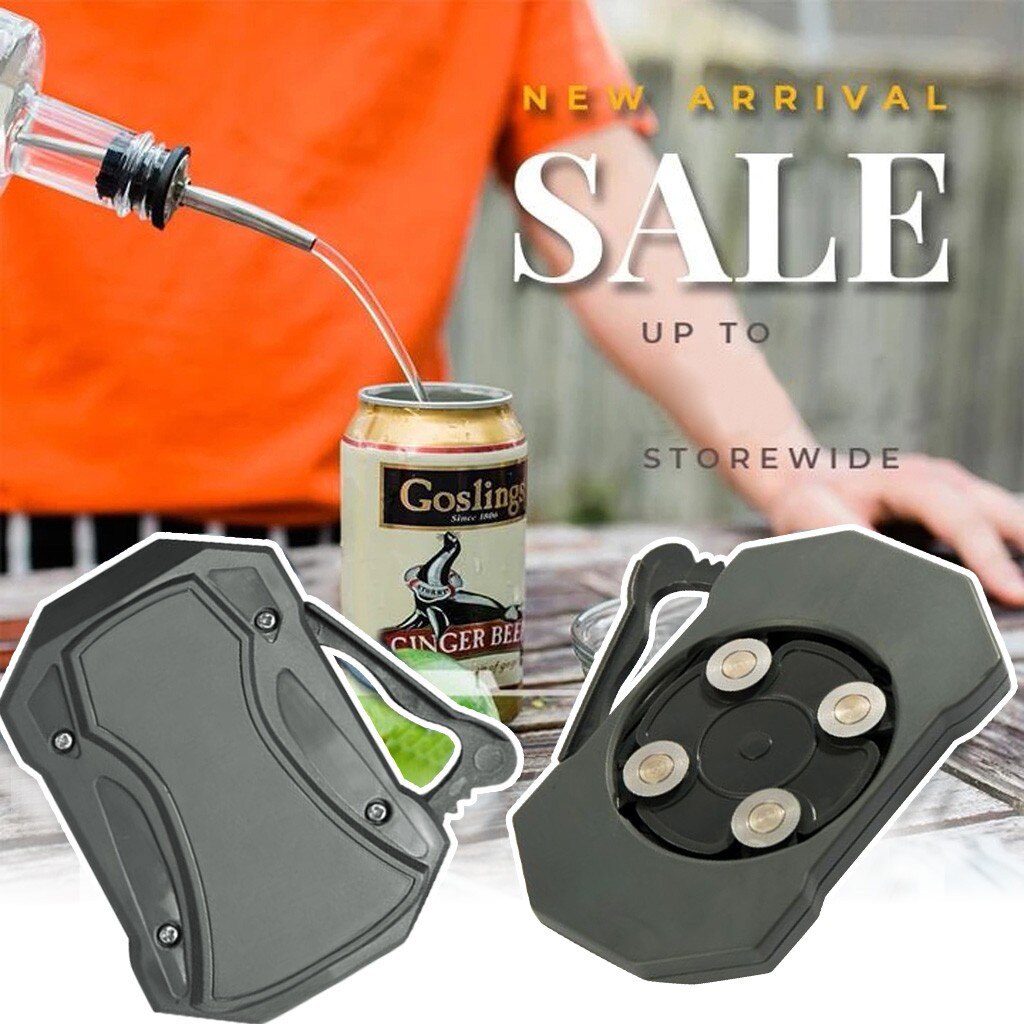 Topless Can Opener With No Sharp Edges for Home Bars