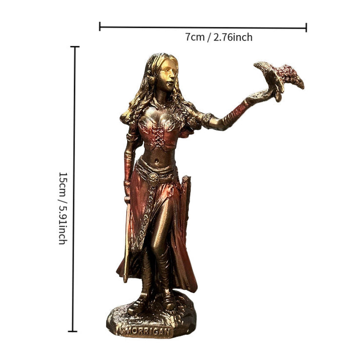 Goddess Eagle Statue for Dramatic Mythology Home Decor