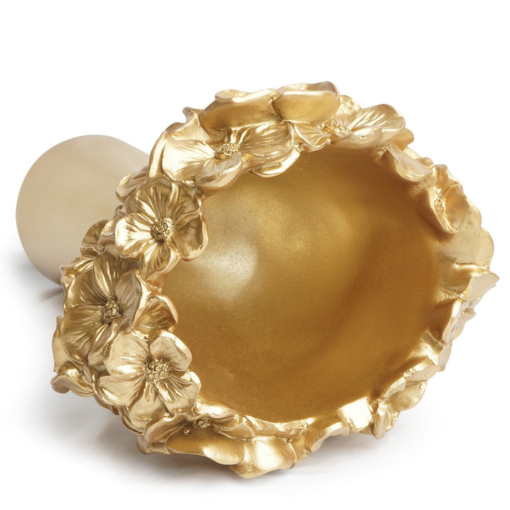 Gold Flowerpot Planter for Elegant Artistic Display