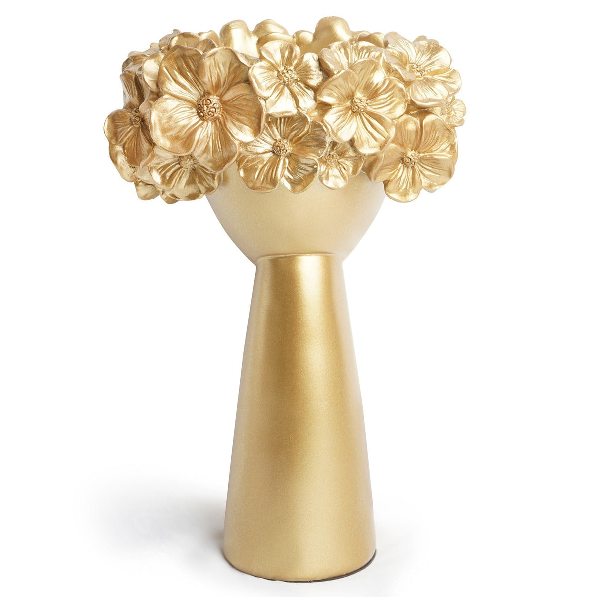Gold Flowerpot Planter for Elegant Artistic Display
