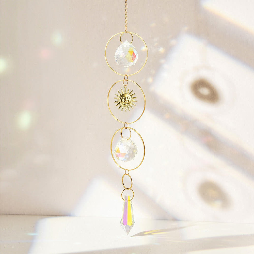 Crystal Sun Catcher Ornaments for Celestial Rainbow Light