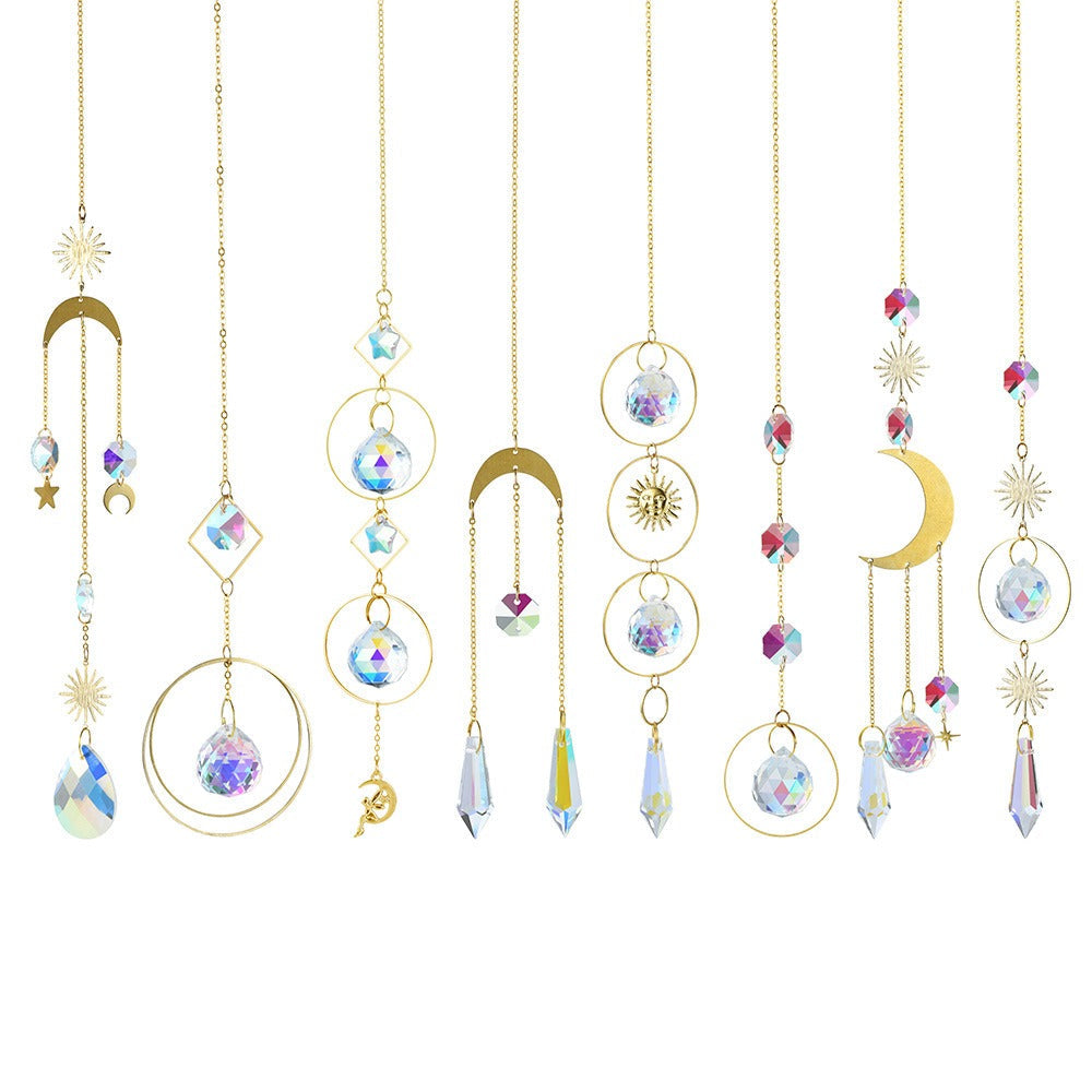 Crystal Sun Catcher Ornaments for Celestial Rainbow Light