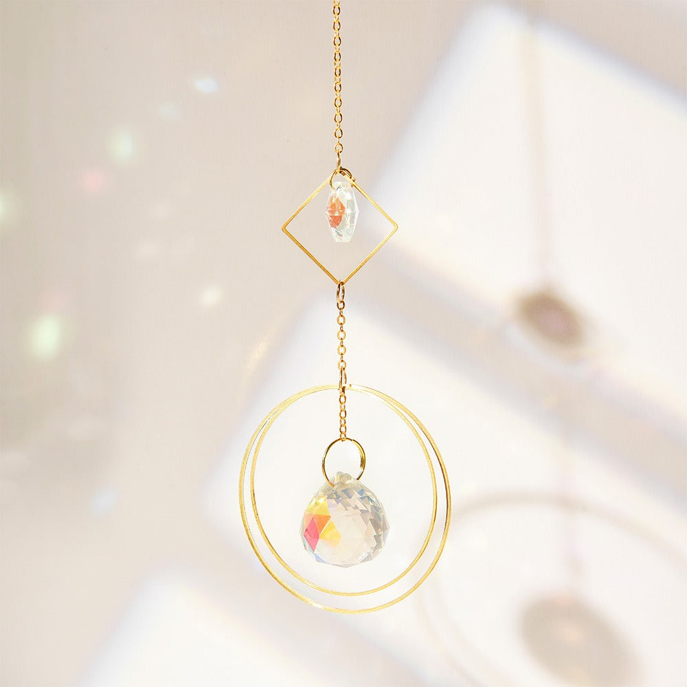 Crystal Sun Catcher Ornaments for Celestial Rainbow Light
