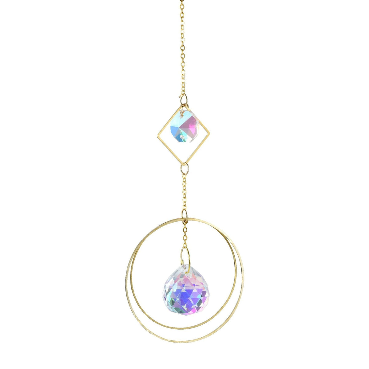 Crystal Sun Catcher Ornaments for Celestial Rainbow Light