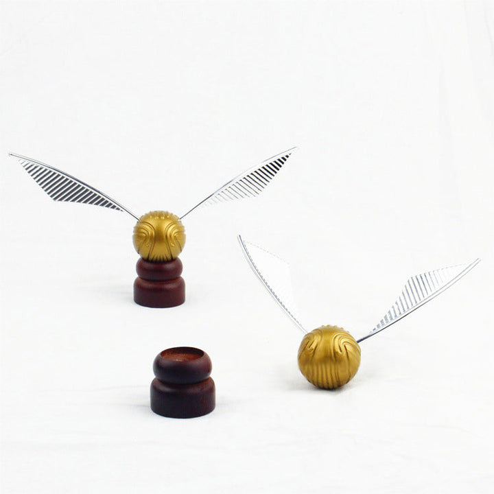 Golden Snitch Ornament for Quidditch Display Decor