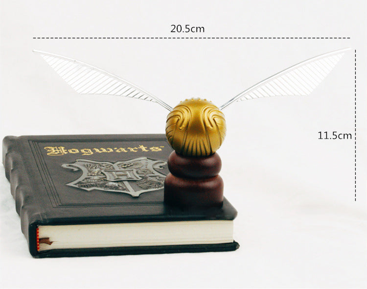 Golden Snitch Ornament for Quidditch Display Decor