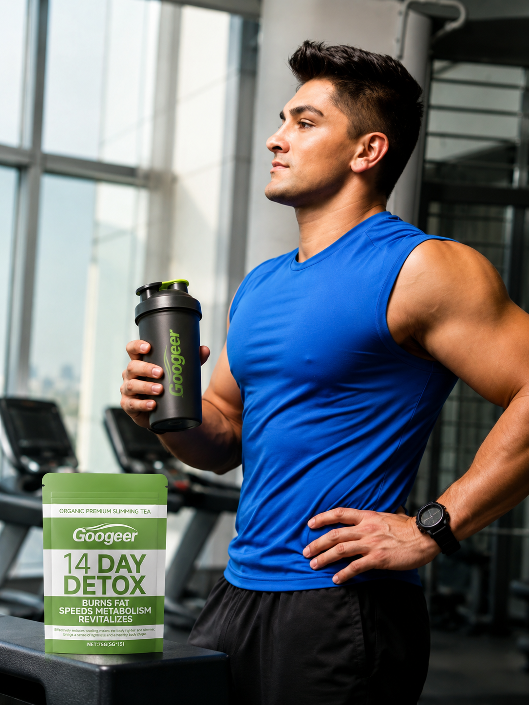 Googeer 14 Day Organic Slimming Detox Tea — 15 Sachets