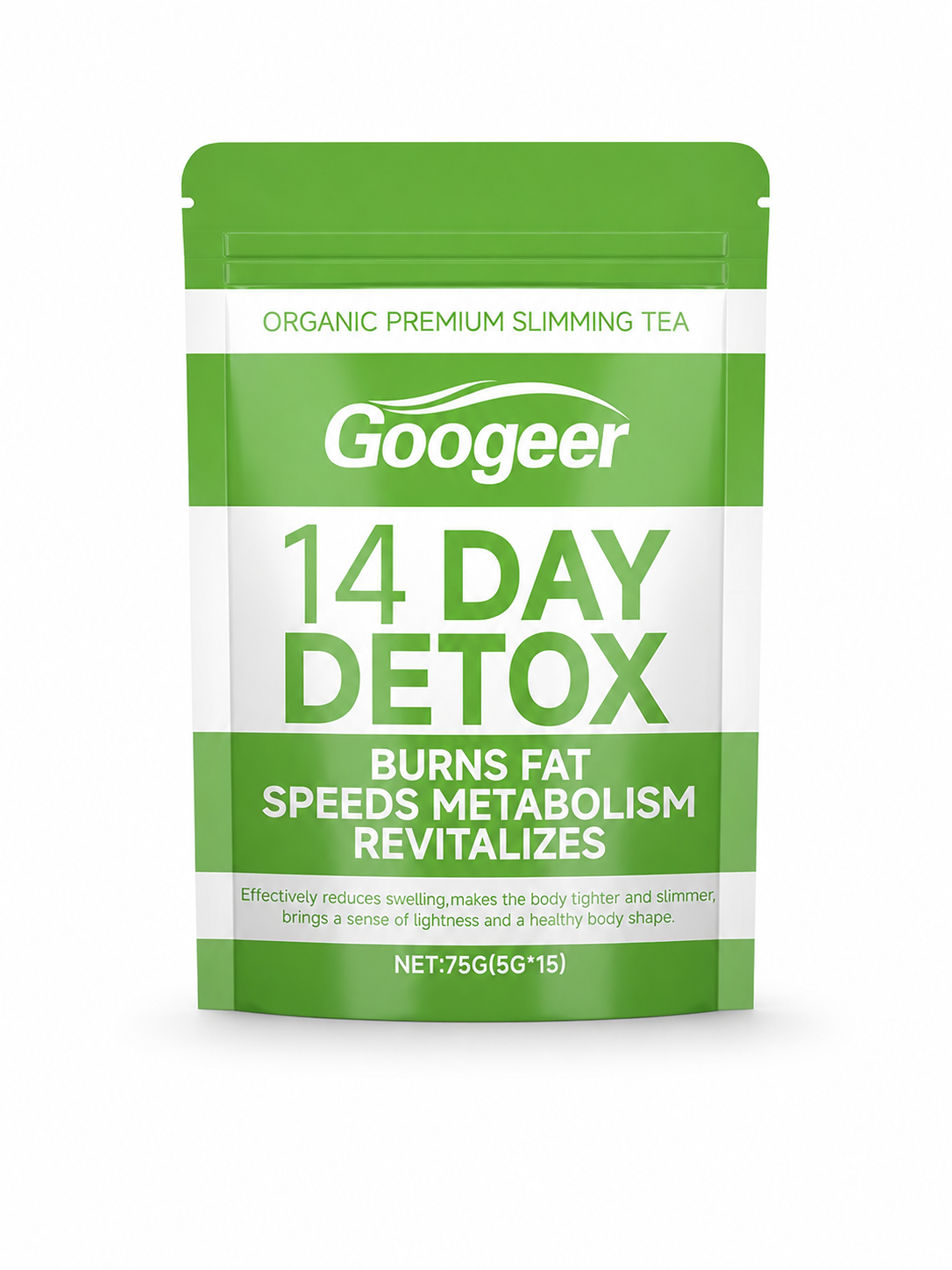 Googeer 14 Day Organic Slimming Detox Tea — 15 Sachets