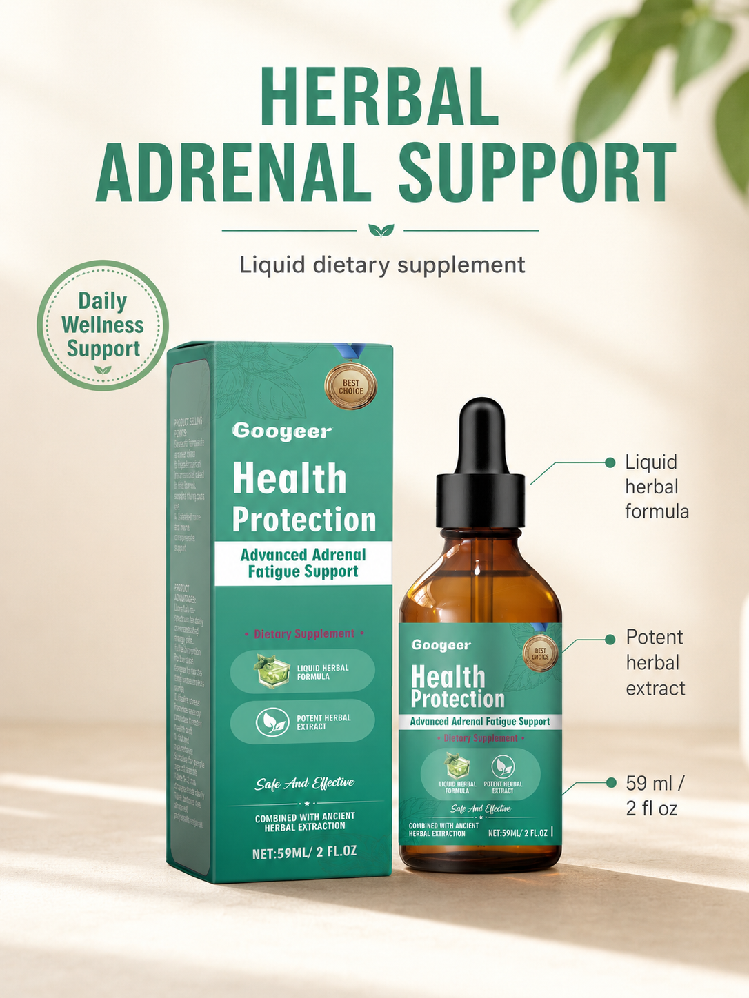 Adrenal Fatigue Support Supplement — Restore Energy Naturally