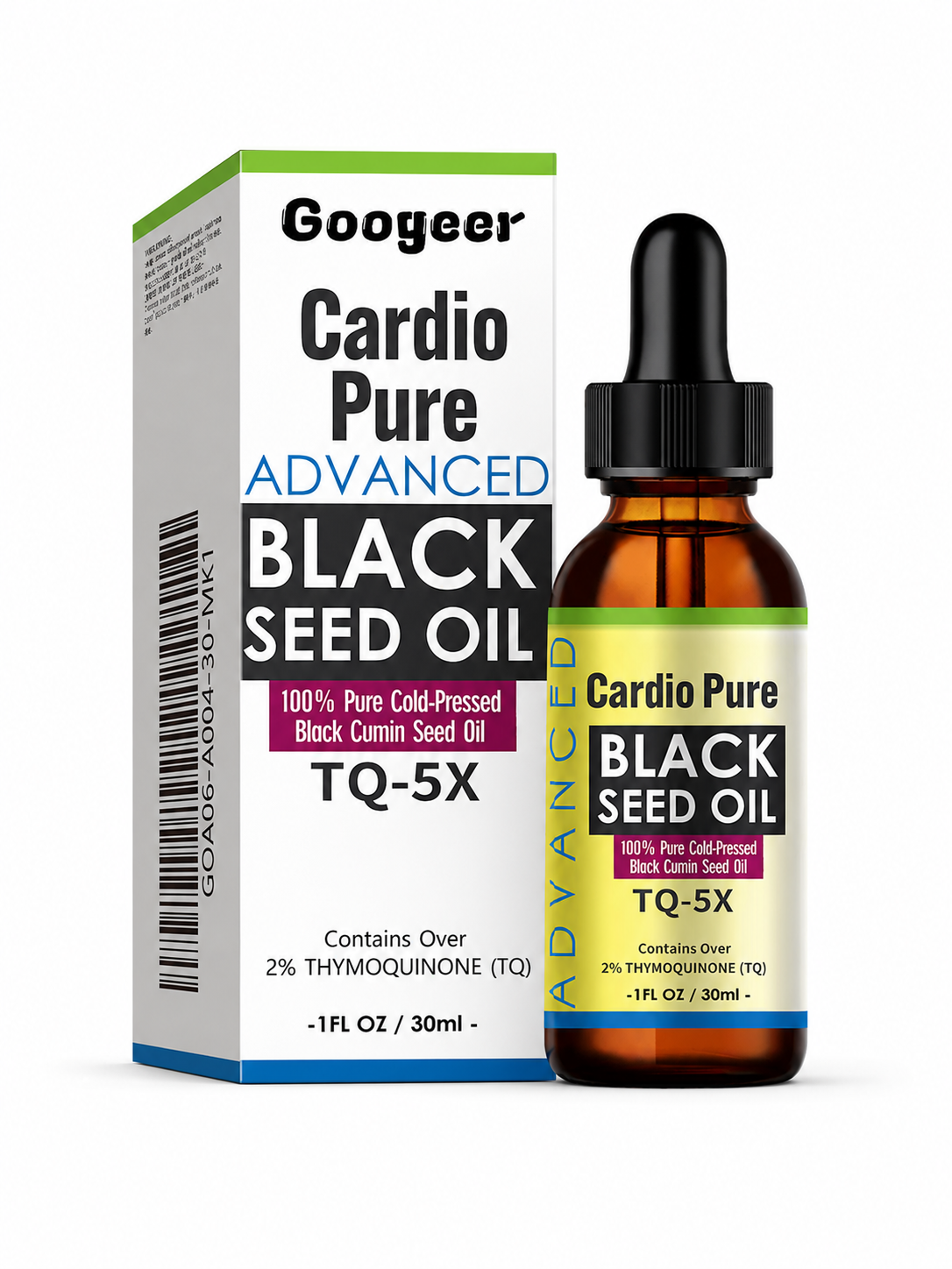Cardio Pure Black Seed Oil – TQ-5X, 2%+ Thymoquinone Drops