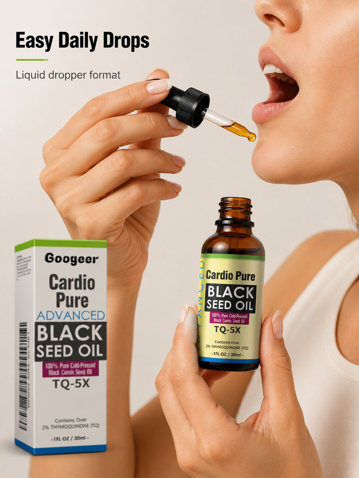 Cardio Pure Black Seed Oil – TQ-5X, 2%+ Thymoquinone Drops