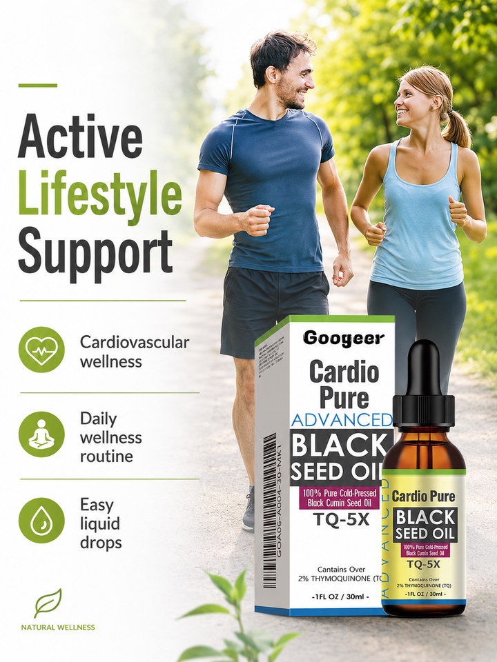 Cardio Pure Black Seed Oil – TQ-5X, 2%+ Thymoquinone Drops