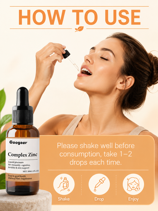 Googeer Complex Zinc Liquid Drops — Bioavailable Immune