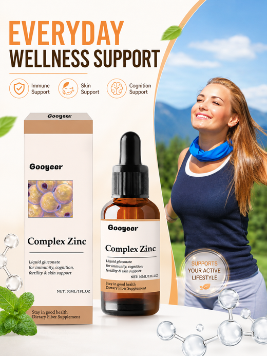 Googeer Complex Zinc Liquid Drops — Bioavailable Immune