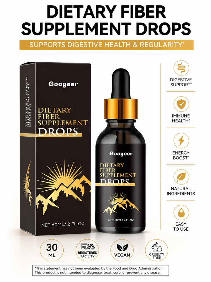 Liquid Fiber Supplement Drops — Easier Digestion, Anytime