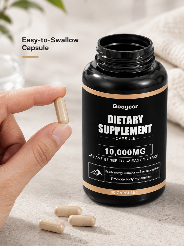 Energy & Immune Supplement Capsule — 10,000mg Potent Daily
