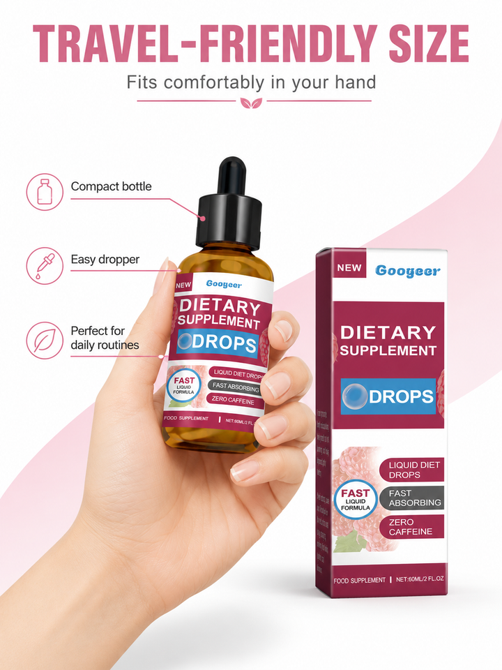 Dietary Supplement Drops — Energy & Immune Boost with B1 +