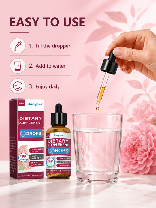 Dietary Supplement Drops — Energy & Immune Boost with B1 +