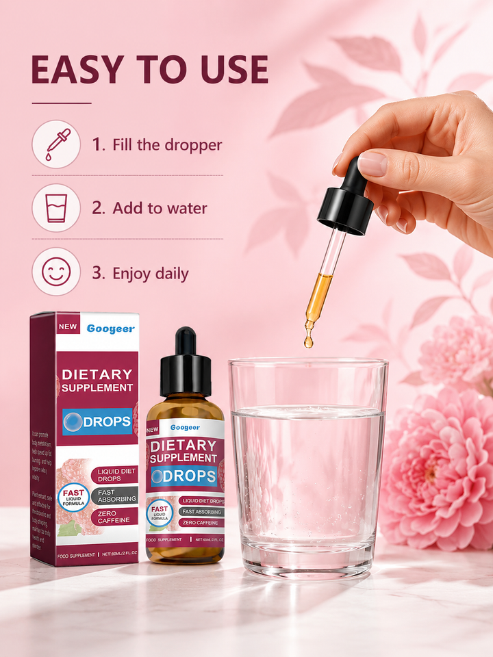 Dietary Supplement Drops — Energy & Immune Boost with B1 +