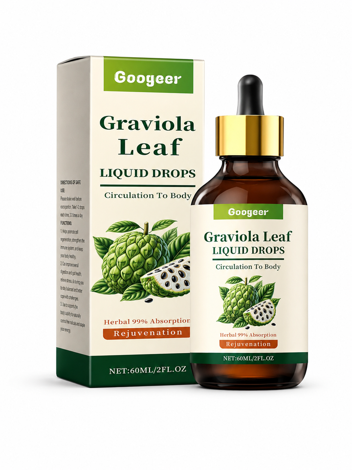 Graviola Leaf Energy Drops — 99% Herbal Absorption, 60ml
