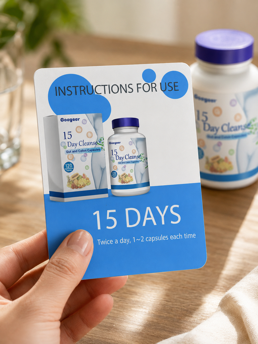 Intestinal Cleanse Capsules — 15-Day Colon Cleanse