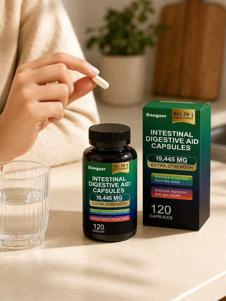 Digestive Aid Capsules — Extra Strength 19,445 MG Gut