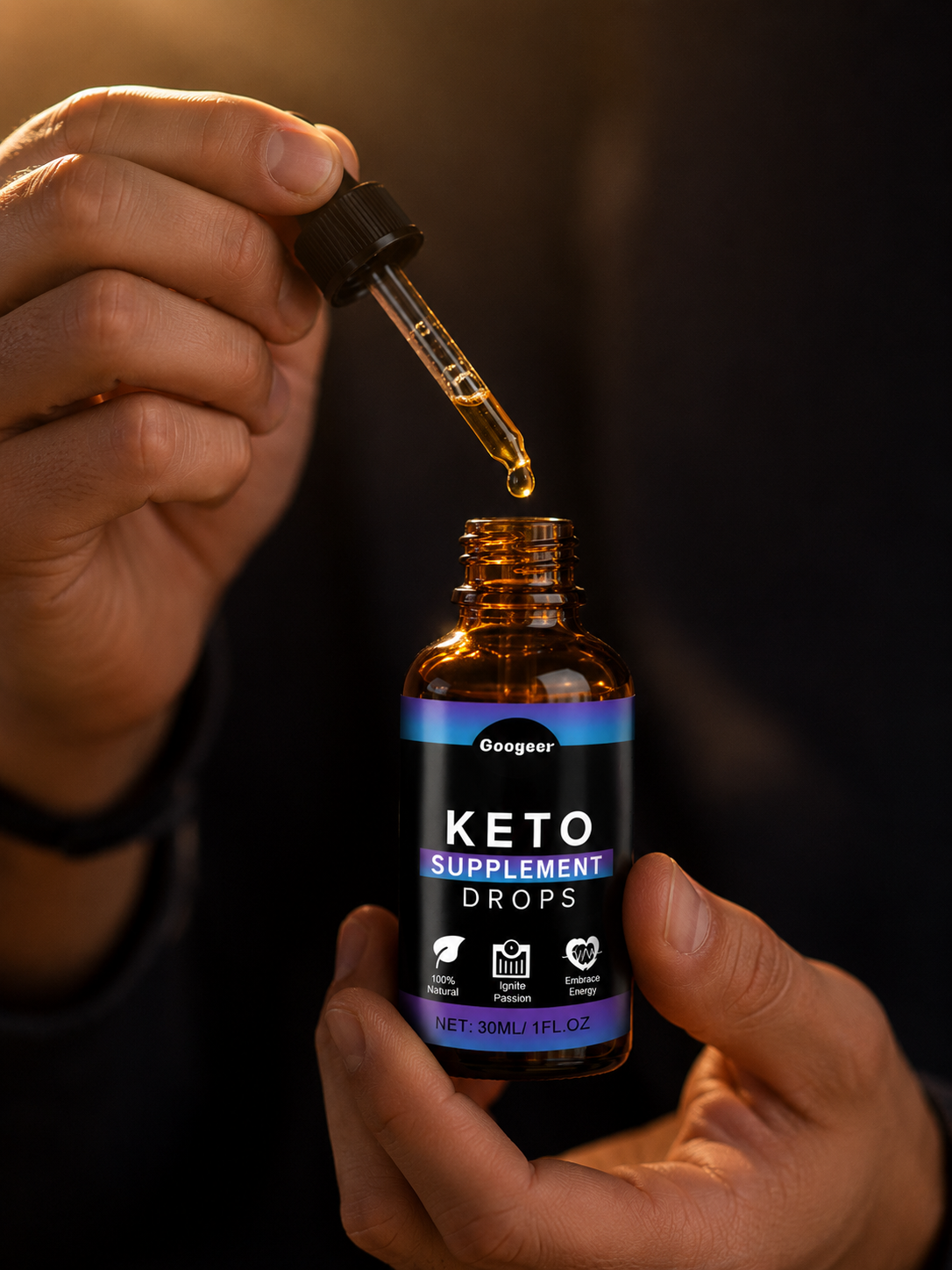Googeer Testosterone Drops — Natural Men's Vitality