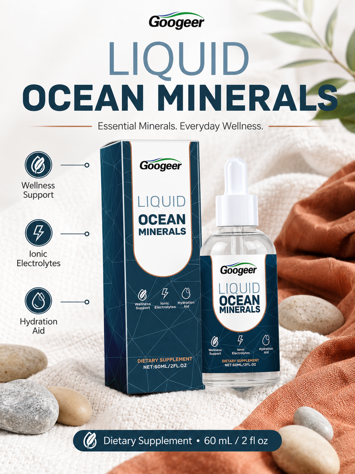 Liquid Ocean Mineral Supplement — Strength, Immunity & Balance