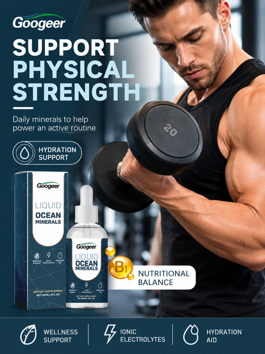 Liquid Ocean Mineral Supplement — Strength, Immunity & Balance